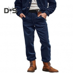 Meeste velvetist p&uuml;ksid taskutega, n&ouml;&ouml;biga, lukuga, &uuml;hev&auml;rvilised &auml;ristiilis vabad vabaaja p&uuml;ksid v&auml;litingimustes L sinine