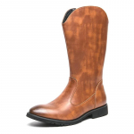 2024 L&auml;&auml;ne kauboi saapad meeste suur 46 &uuml;mara ninaga lukuga pika s&auml;&auml;rega k&otilde;rge s&auml;&auml;rega vintage retro nahksaapad r&uuml;&uuml;tli t&ouml;&ouml;saapad 2024 38 pruun