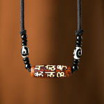 Etnilises stiilis tiibeti stiilis &uuml;heksa silmaga Tianzhu kaelakee, mitmek&uuml;lgne meestele, uued Hiina stiilis retro aksessuaarid naistele 50CM