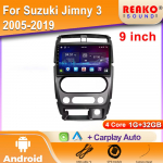 Android Auto Suzuki Jimny 3 2005-2019 jaoks Carplay Autoraadio Stereo Multimeediam&auml;ngija GPS-navigatsioon 5G IPS DSP WIFI 2DIN DVD 4 core 1GB+32GB carplay