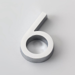 Trendikad Unisex Isekleepuvad Aadressi V&auml;rava Numbrid 3D Number Silt Sahtel Maja Hotelli Ukse Plaat Plaat Silt Ukse Silt Kodu Plakeering Silt Kleepsud 0 kuni 9 6 h&otilde;be