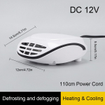 Autosoojendi ventilaator 120W DC 12V autosoojendus elektriline soojendus Auto tuuleklaasi soojendus udueemaldus auto uduvastane soojendus Heating & Cooling valge
