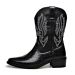 Mood S&uuml;gis Talv Retro R&uuml;&uuml;tlisaapad Meestele Mood Vabaaja Nahast Disainer Luksuslikud Kingad Meestele Suur Suurus &Uuml;hev&auml;rvilised Chelsea Saapad Meestele 38 must