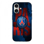 Coque Iphone 16 Plus Paris Saint germain FC Logo
