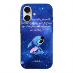 Coque Iphone 16 Stitch disney stitch mignon Ohana means family