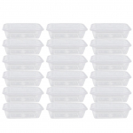 50 tk l&auml;bipaistev puuvilja kandekast &uuml;hekordselt kasutatavad salatitoidukonteinerid toidu s&auml;ilituskarp Take Out pakendikarp (500 ml)