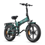 ENGWE ENGINE Pro 2.0 T&auml;iskasvanute Kokkupandav Elektrijalgratas 20*4.0 Tolli Paksude Rehvidega 48V16Ah Aku Elektriline Maastikuratas roheline