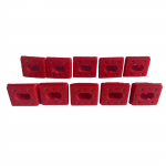 Keskkonsooli armatuurlaua armatuurlaua &auml;&auml;ristriba sisestusklambrid BMW E46 M3 E65 E66 X3 E83 jaoks tihendid Kinnituspandlad kinnitusdetailid punane