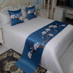 Kvaliteetsed iluvoodid Hiina stiilis hotellikapi laualipu sisekujundus hotellisalongi pulmatoa voodipesu jooksja 50*50cm（pillowcase）