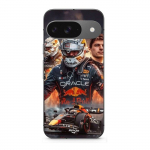 Coque - MANIACASE - Google Pixel 9 - Souple - Silicone noir - Max Verstappen F1