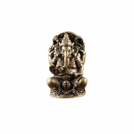 Mini vintage messingist Ganesha kuju tasku India Tai elevandijumala kuju skulptuur kodukontori laud dekoratiivne ornament kingitus 1PCS