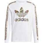 Adidas Camo Trefoil Pikkade varrukatega T-s&auml;rk Meeste Topid Valge IS0240 M white