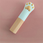 Silikoonist huulepintsel ABS-plastist k&auml;epidemega, kaasaskantav huulepulga ja huulepalsami pealekandja korgiga, t&auml;iuslik hajutamine ja m&auml;&auml;rdumise katmine oranž