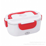 Taaslaetav kaasaskantav elektriline s&ouml;&ouml;gikarp koduks ja autoks &ndash; isoleeritud ja soojendusega red. European standard 220V plastic liner punane