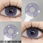 1 paar uusi v&auml;rvilisi kontaktl&auml;&auml;tsi silmadele lillad l&auml;&auml;tsed hallid pupillid l&auml;&auml;ts pruunidele silmadele aastane kosmeetiline siniste silmade kontaktl&auml;&auml;ts