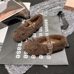 Elegantne S&uuml;gis-Talvine Balleti Mokassiin Lamedad Kingad Naistele Naiste Lamedad Mokassiinid Karusnahaga &Uuml;mar Nina Daamide Vabaaja Slip-on &Uuml;hev&auml;rviline V&auml;lisjalats 39 gray