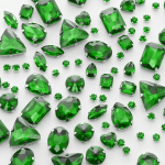 100 TK Rhinestones Segatud k&uuml;&uuml;nispuur Klaaskristall&otilde;mbluspuur DIY R&otilde;ivatarvikud Pulmatarvikud Rhinestone &Otilde;mble helmed Mixed size-100 pcs