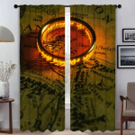 K&ouml;&ouml;gikardinad 2 t&uuml;kki S&otilde;rmuste Isanda kardinad Lastetoa aknakardinad Rulood Vahesein Halloweeni kaunistused Elutoa kaunistused W50xH70cmx2pcs-CL