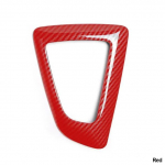 S&uuml;sinikkiust tekstuur BMW F30 F10 F15 F07 F20 F21 F22 F32 F34 F35 5GT auto k&auml;iguvahetuspaneeli raam k&auml;igukangi nupp kate pea trim punane