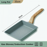 Tamagoyaki mittenakkuva pann omlett munapannkook hommikus&ouml;&ouml;gipann puidust k&auml;epidemega laine kastrul k&ouml;&ouml;k keedupotid k&ouml;&ouml;gin&otilde;ud