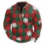 Meeste talvine pandlaga dressipluus Meeste tr&uuml;kitud meeste kampsun XXXXXL