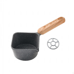 V&otilde;isoojendaja sulatuspoti kastmetops P&otilde;letusvastane kohvi ja piima&otilde;li keetmine Gray with rack