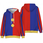 Unisex The Amazing Digital Circus Anime Hoodie Lipsuga v&auml;rvitud dressipluus Graafilise tr&uuml;kiga t&auml;navar&otilde;ivaste kapuutsid paaridele, meestele, naistele XS