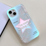 Mobile Phone Cases for iPhone 11 13 XR 15 Pro Max 12 14 Pro Max Case iPhone 16 7 Plus 8 Plus XS Max 6 15 Plus Laser Wave Pattern Anti-drop Waterproof iPhone 6&6S puhas