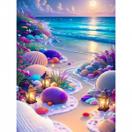 5D DIY teemantmaal fantaasia mereolendid teemanttikand ristpistes komplekt t&auml;is teemantmosaiik kodukaunistus kingitus Full Round 20x30CM