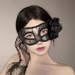 Mask Ball Lillemask &Otilde;&otilde;nes pits Seksikas Karskusmask Ni&scaron;iseks T&auml;iskasvanute Peoaksessuaarid TS1208-1 Black