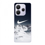 &Uuml;mbris - Nike - Xiaomi Redmi Note 14 5G - Pehme - Must - M&auml;e logo