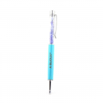 Pierres et Min&eacute;raux. Stylo min&eacute;raux Tanzanite brut Arusha, Tanzanie. Couleur Bleu turquoise.