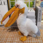 35 cm simulatsiooniga loom Pelikan pl&uuml;&uuml;sis nukk suure suu linnule &uuml;lipehme m&auml;nguasi poistele ja t&uuml;drukutele seltsikingitus about 35cm