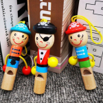 Mini Pirate Cartoon puidust vile &ndash; laste muusikariista ja alushariduse m&auml;nguasi