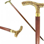 Reljeefse messingist k&auml;epidemega jalutuskepp