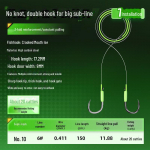 Jia Diaoni s&otilde;lmetu topeltkonks suurele karpkalale: Ideaalne musta, rohu-, h&otilde;be- ja suurepea karpkala p&uuml;&uuml;giks 1 set