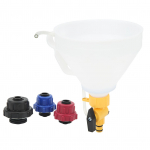 Radiaatori jahutusvedeliku t&auml;itelehtri lekkekindel mootori jahutuss&uuml;steemi t&auml;itekomplekt koos 3 adapteriga