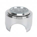 Mootorrattakinnitusega kell &uuml;mmargune k&auml;ekell, alumiiniumist veekindel helendav universaalne 78-tolline?1 tolli must