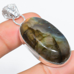 Labradorite Handmade 925 Sterling Silver Jewelry Pendant 2.01 s8s89