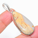 Bumblebee Jasper Handmade 925 Sterling Silver Gift Pendant 2.01 i7n73