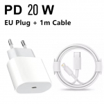 20W PD laadija Kiirlaadimine iPhone 13 12 11 14 Pro Max jaoks USB C laadija iPhone 15 16 Pro MAX Mini iPadi AirPodsi tarvikute jaoks EU 2IN1(8-14 Series)