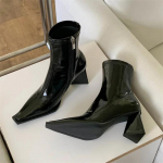 Mood Patendinahast Naiste Pahkluusaapad Terava Ninaga Ruudukujuliste K&otilde;rgete Kontsadega Kingad K&uuml;lgmiste Lukkudega Chelsea Naiste Saapad 39