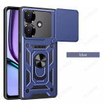 Libistatav kaamera&uuml;mbris Realme Narzo N61 4G jaoks, &uuml;mbris, l&uuml;kandava objektiivir&otilde;ngaga tugijalg, kaitsekate Realme Note 60 4G jaoks, p&otilde;rutuskindel Capa Realme Note 60 4G