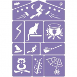 GRIM TOUT - Planches de pochoirs de maquillage ...