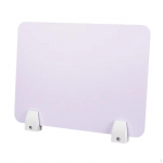 Desktop Partition Board Guard Panel Desk Divider White Clip on Versatile Privacy for Teacher 40x60cm