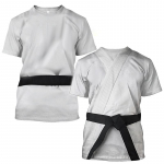 Uus 3D Taekwondo Karate Poks Tr&uuml;kiga T-s&auml;rk V&otilde;itluskunst Wushu Graafiline T-s&auml;rk Meestele Lastele Lahe Hip Hop Riietus Topid T-s&auml;rk S