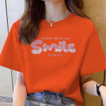 VEZFAA Naiste mood vabaaja suve kevadised l&uuml;hikeste varrukatega O-kaelusega pluusid ja s&auml;rgid S