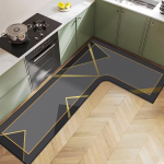 P&otilde;hjamaade kerge luksus diatomiitmuda majapidamis- L-kujuline k&ouml;&ouml;gip&otilde;randamatt Veeimavus Libisemisvastane Kiiresti kuivav ja Lihtsalt hooldatav P&otilde;randamatt 80*150*45cm