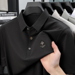 Polo S&auml;rk &Auml;ri Vabaaja Meeste Rev&auml;&auml;r L&uuml;hikeste Varrukatega K&otilde;rge M&otilde;istusega Mitte-Triigitav Hingav T-S&auml;rk Keskmine &Uuml;laosa M