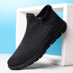 Vabaaja tossud meestele pehme tallaga matkamiseks elastsed sokid v&otilde;rgust hingavad kerged platvormiga laisad jooksujalatsid T&ecirc;nis Masculino 46 must